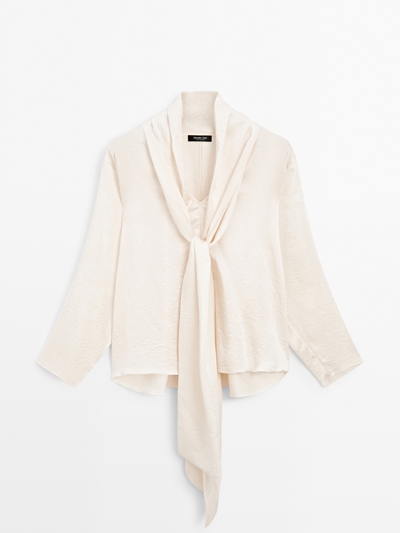 Massimo Dutti Блузка со шнуром