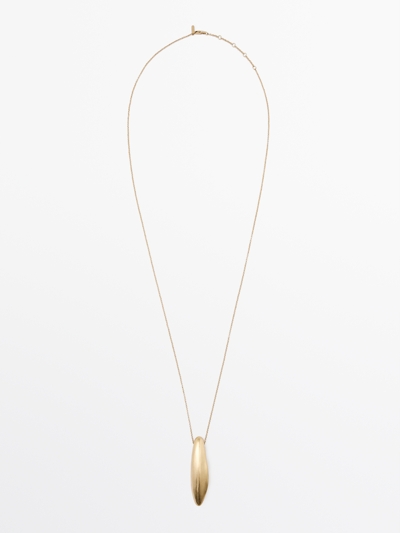 Massimo Dutti Ожерелье с подвеской на леске