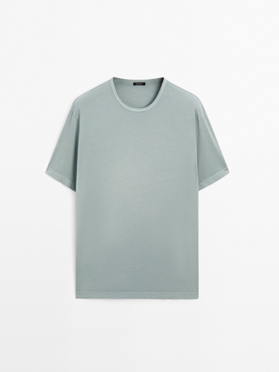 Massimo Dutti Футболка с коротким рукавом в стиле старого