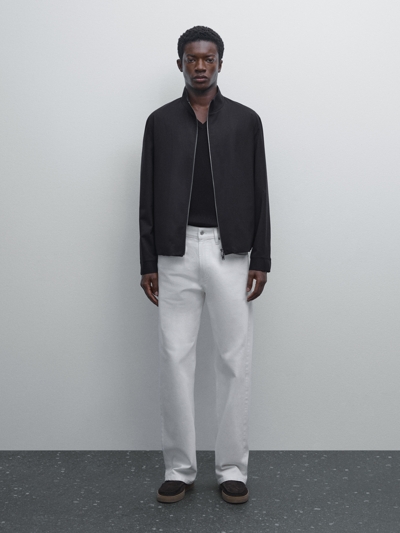 Massimo Dutti Пиджак из шерстяной смеси