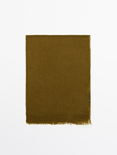 Massimo Dutti Шарф из прохладной шерсти