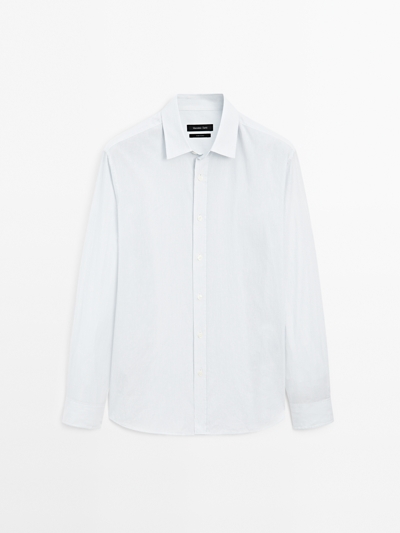 Massimo Dutti Рубашка в полоску с регулярной посадкой купить с доставкой.