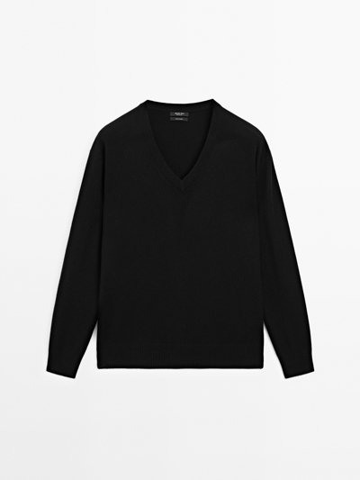 Massimo Dutti Водолазка из вязаного 100% кашемира