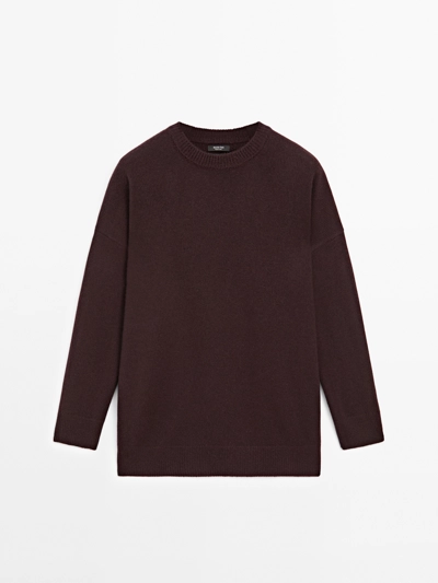 Джемпер из кашемира JERSEY OVERSIZE STITCH 100%