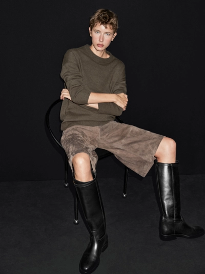 Джемпер JERSEY OVERSIZE STITCH из 100% кашемира