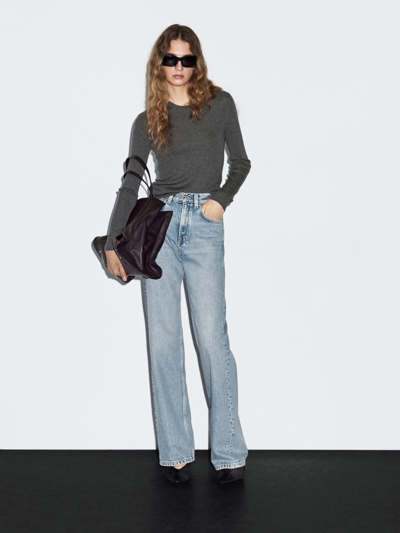 Massimo Dutti Свитер из шерстяной смеси в рубчик