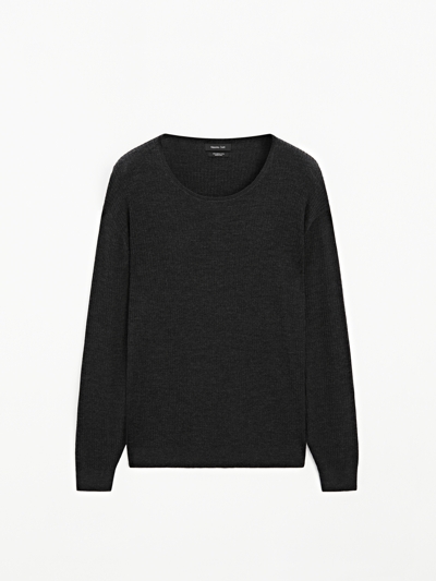 Massimo Dutti Свитер из 100% мериносовой шерсти