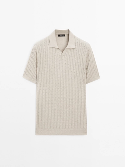 Поло с косынкой MASSIMO DUTTI