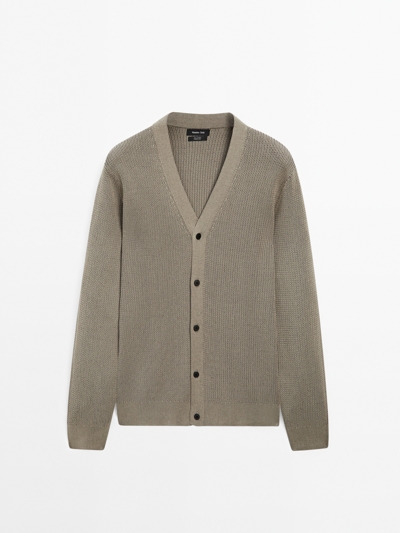 Massimo Dutti Кардиган из 100% хлопка купить с доставкой.