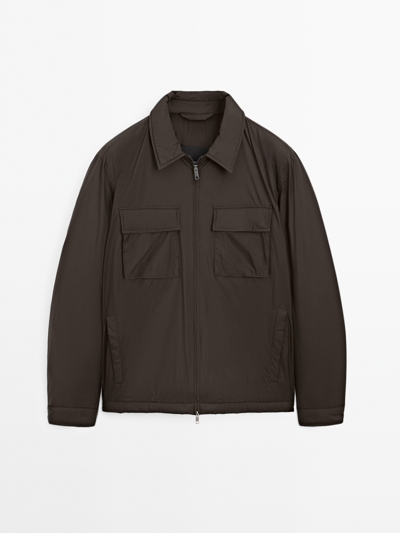 Massimo Dutti Удобная куртка с водоотталкивающим покрытием купить с доставкой.