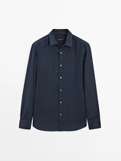 Рубашка SLIM FIT из 100% льна