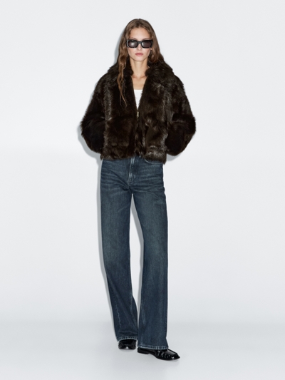 Massimo Dutti Короткая кожаная куртка TOSCANA