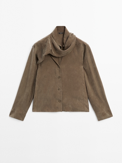 Massimo Dutti Рубашка с галстуком