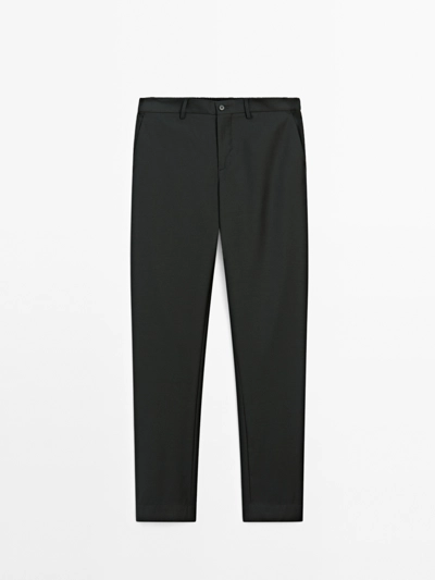 Брюки JOGGER FIT из 100% шерсти