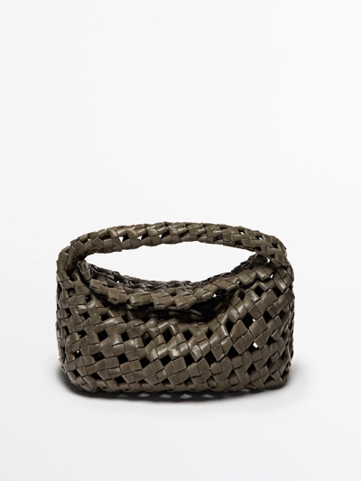 NAPPA LEATHER BRAIDED MINI BAG