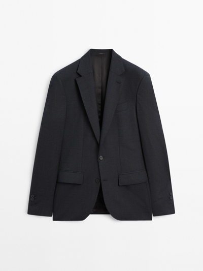 Massimo Dutti Пиджак из 100% шерсти для костюма