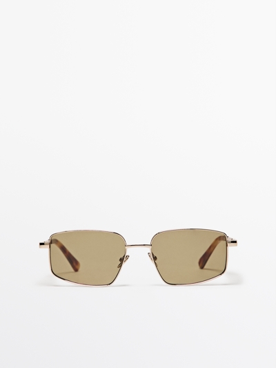 Massimo Dutti Солнечные очки из металла купить с доставкой.