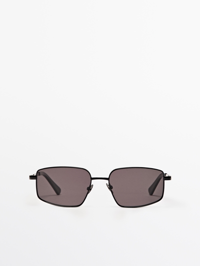 Massimo Dutti Металлические солнечные очки купить с доставкой.