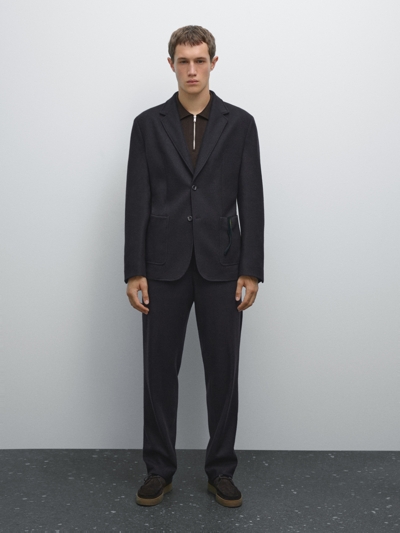 Massimo Dutti Брюки из шерстяно-капроновой смеси купить с доставкой.
