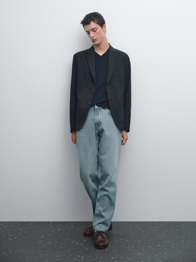 Massimo Dutti Легкий технический пиджак купить с доставкой.