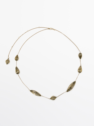 Massimo Dutti Пояс-ожерелье MULTIWAY COCOA