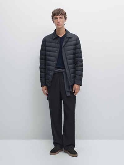 Massimo Dutti Стеганый жилет с водоотталкивающей отделкой купить с доставкой.