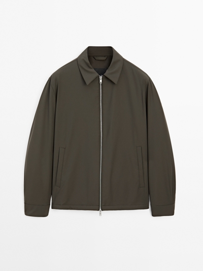 Massimo Dutti Легкая водоотталкивающая куртка купить с доставкой.