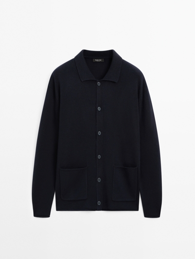 Massimo Dutti Поло из хлопка с вязаным кардиганом купить с доставкой.