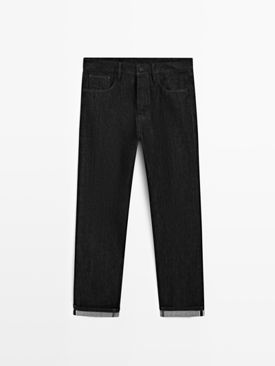 Massimo Dutti Джинсы SELVEDGE FIT купить с доставкой.