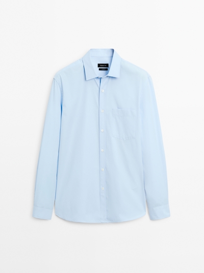 Massimo Dutti Рубашка REGULAR FIT из 100% хлопка купить с доставкой.
