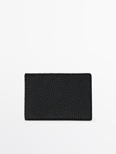 Massimo Dutti Кошелек из натуральной кожи напа в формате альбома