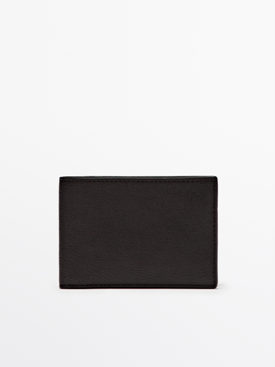 Massimo Dutti Кошелек из натуральной кожи наппа купить с доставкой.