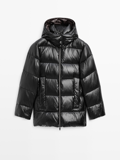 Massimo Dutti Пуховик с водоотталкивающей пропиткой купить с доставкой.