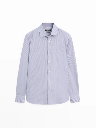 Рубашка в полоску REGULAR FIT из поплина