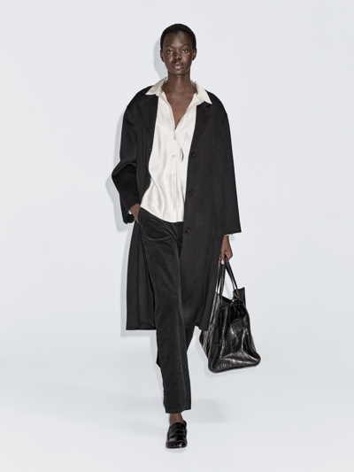 Massimo Dutti Брюки из вельвета BARREL FIT