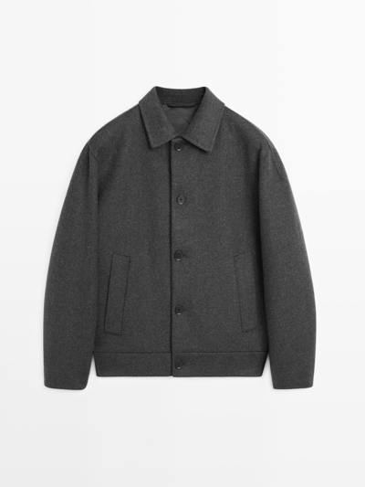 Massimo Dutti Короткая куртка из шерсти с утеплителем купить с доставкой.