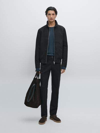 Massimo Dutti Брюки SLIM FIT из 100% хлопка