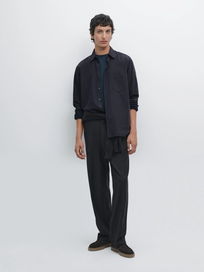 Рубашка REGULAR FIT из микро вельвета