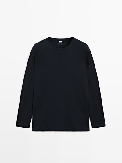 Massimo Dutti Пижама в полоску из 100% хлопка с длинным рукавом купить с доставкой.