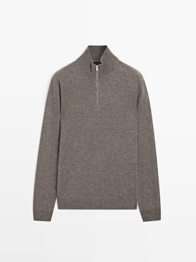 Massimo Dutti Водолазка-джемпер с молнией на воротнике