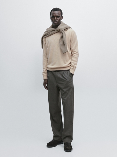 Massimo Dutti Водолазка с округлым вырезом, из смесовой шерсти купить с доставкой.