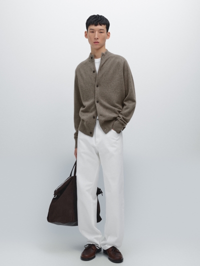 Massimo Dutti Кардиган из 100% кашемира купить с доставкой.