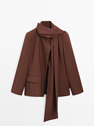 Massimo Dutti Пальто-палантин - STUDIO купить с доставкой.