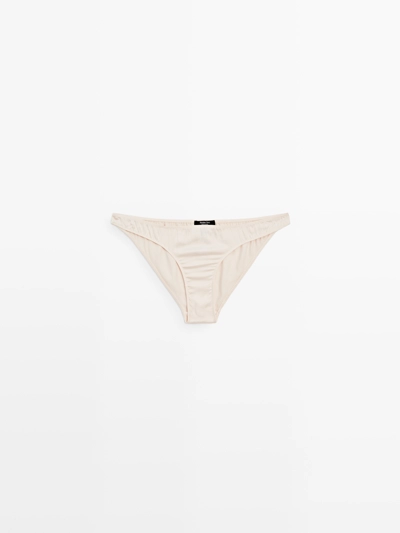 Трусики из атласного шелка