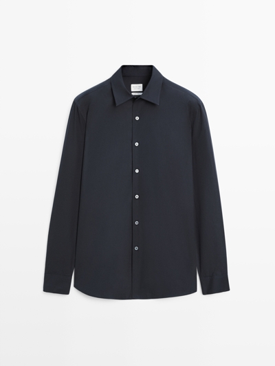 Massimo Dutti Рубашка из 100% хлопка свободного кроя - LIMITED