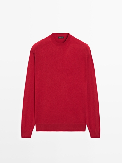 Massimo Dutti Свитер из шерсти и кашемира вязаный - лимитированный