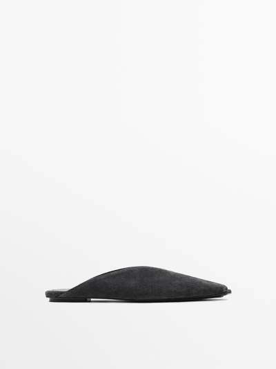 Massimo Dutti Туфли на каблуке из кожи - LIMITED