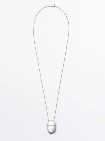 Ожерелье с овальным подвесным ящиком- Заказать в России