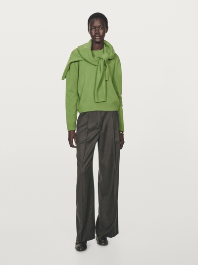 Massimo Dutti Джемпер с круглым вырезом из шерстяной смеси