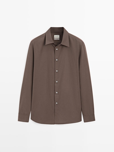 Massimo Dutti Рубашка свободного кроя из 100% хлопка - LIMITED купить с доставкой.